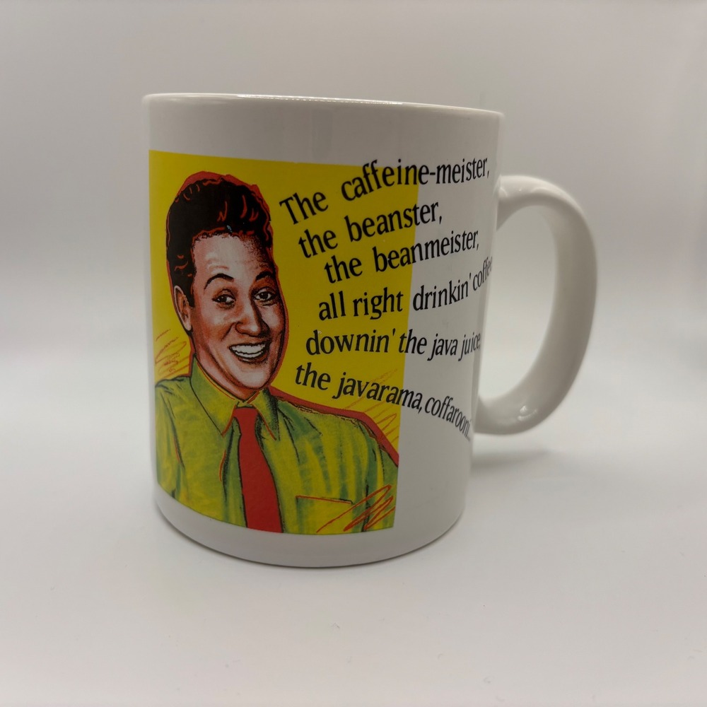 Saturday Night Live SNL Mug The Richmeister Rob Schneider‎ 1991 Caffeine Meister